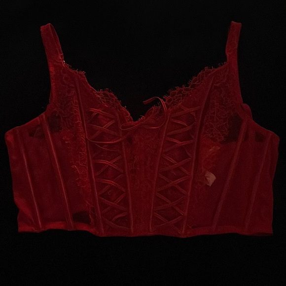 Victoria Secret Unlined Laced-up Bra Top - Picture 1 of 3